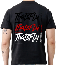 Load image into Gallery viewer, ThatsFly Apparel® Logo 10 OZ Heavyweight Black Shirt