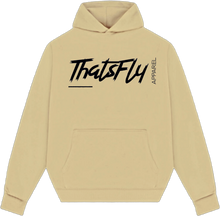 Load image into Gallery viewer, ThatsFly Apparel® Logo Oversized Hoodie Khaki/Black
