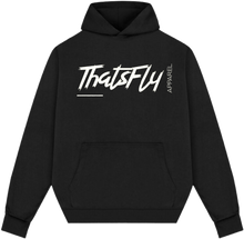 Load image into Gallery viewer, ThatsFly Apparel® Logo Oversized Hoodie Black/White
